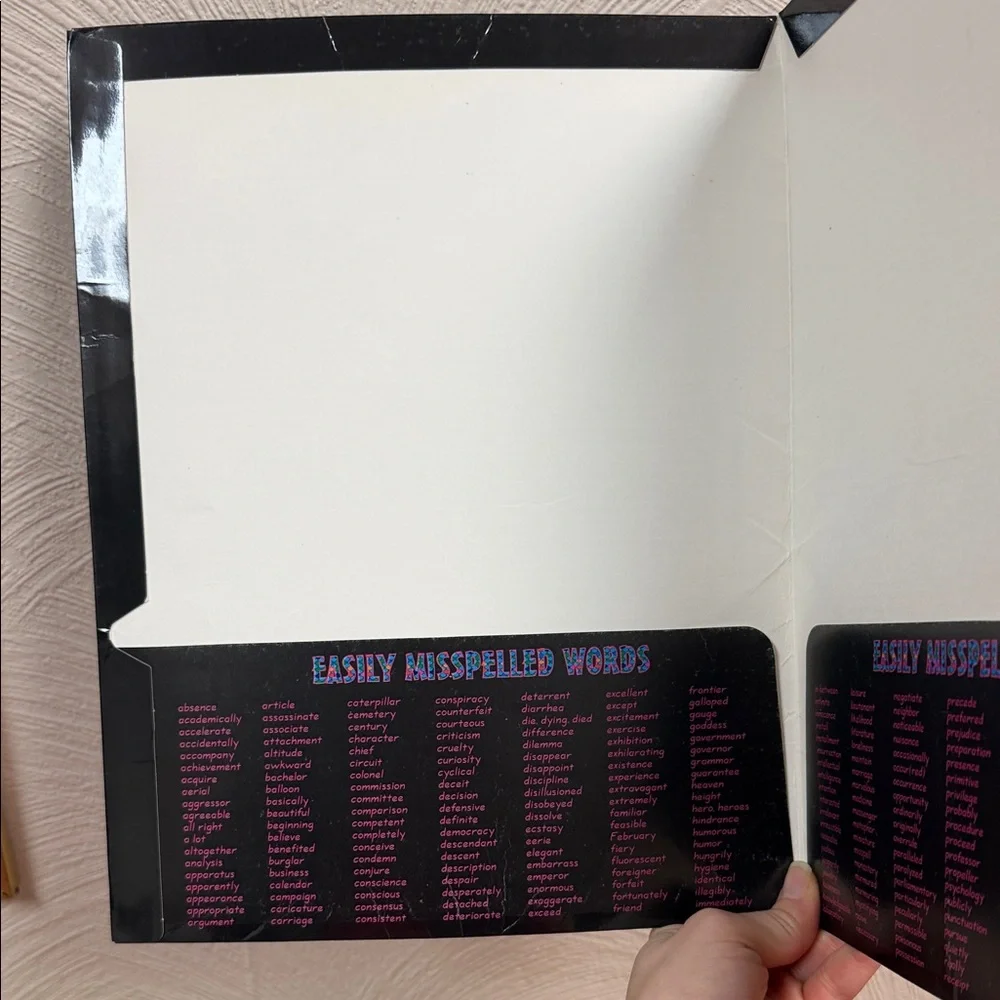 90s office school folder